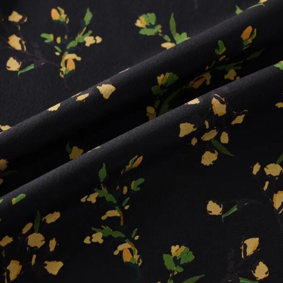 Fabrique Nora Floral Slip Camin Dress in Mulberry Silk Crepe - Picture 11 of 11